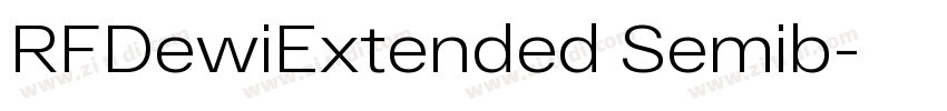 RFDewiExtended Semib字体转换